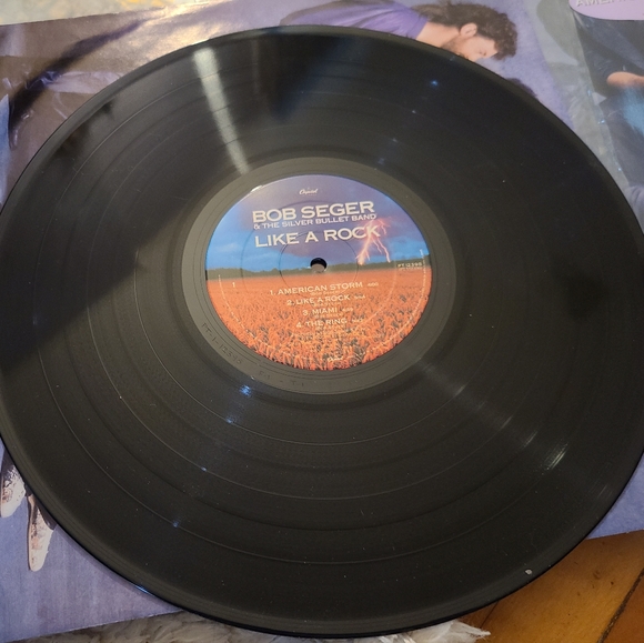 Bob Seger and the Silver Bullet Band Like A Rock. Vintage vinyl album. Pristine - Picture 9 of 11